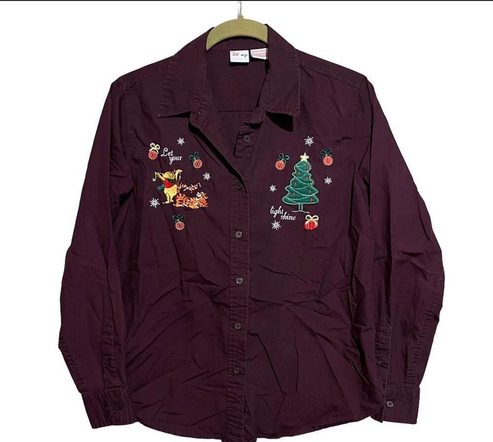 Vintage Disney Winnie the Pooh Christmas shirt